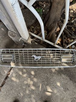 mustang radiator grille