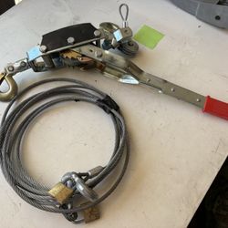 Come Along Winch With Cable