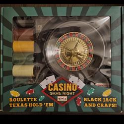 Casino Night 4-in-1 Complete Game Set 