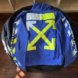Off white split logo hoodie outlet