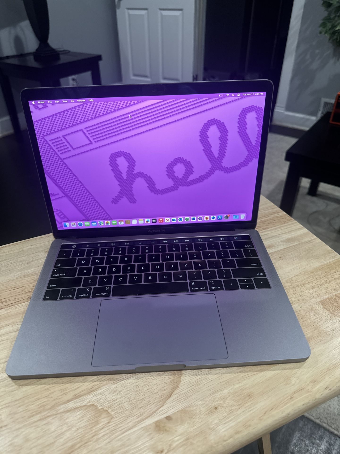 APPLE MACBOOK PRO 13” TWO THUNDERBOLT 3 PORTS QUAD CORE i5 16GB RAM 256GB SSD‼️ OFFICE