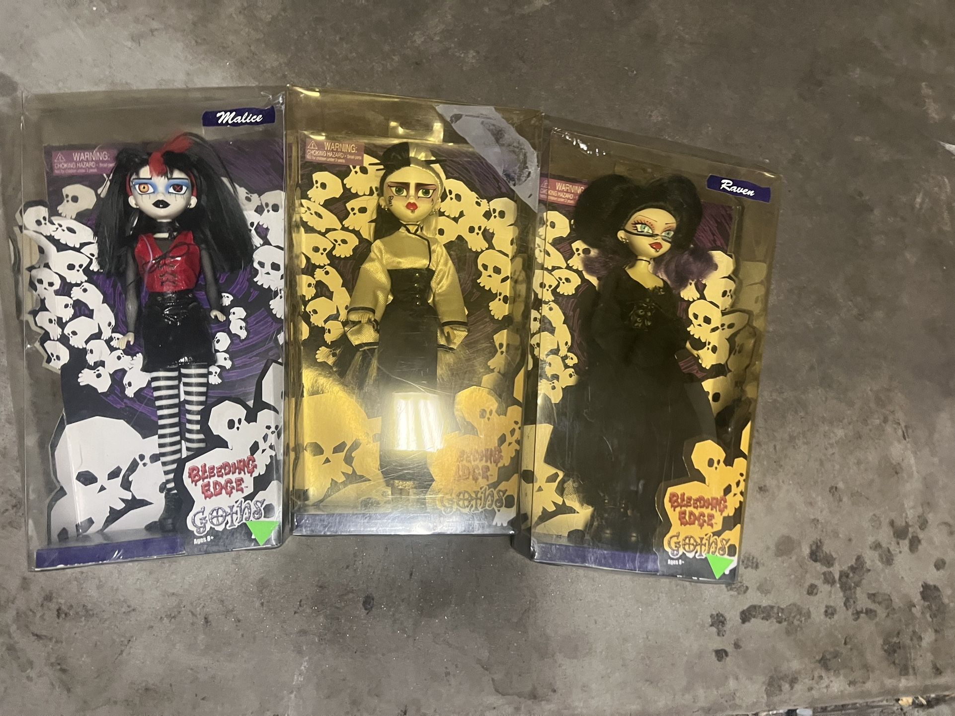 Bleeding Edge Goth Dolls - Read Description 