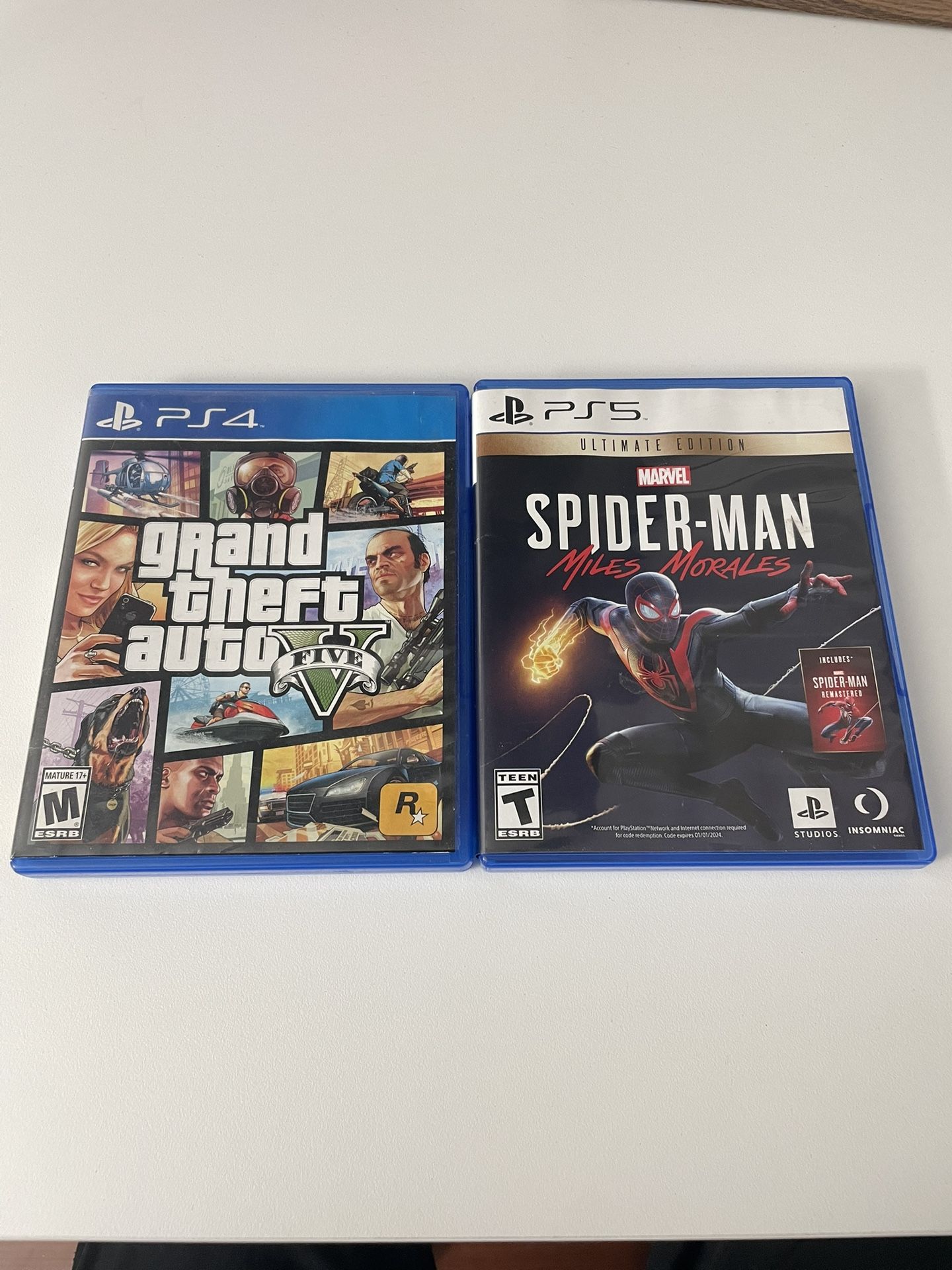 PlayStation spider man miles morales and gta 5