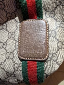Gucci supreme webbed monograph  Beige travel duffle bag