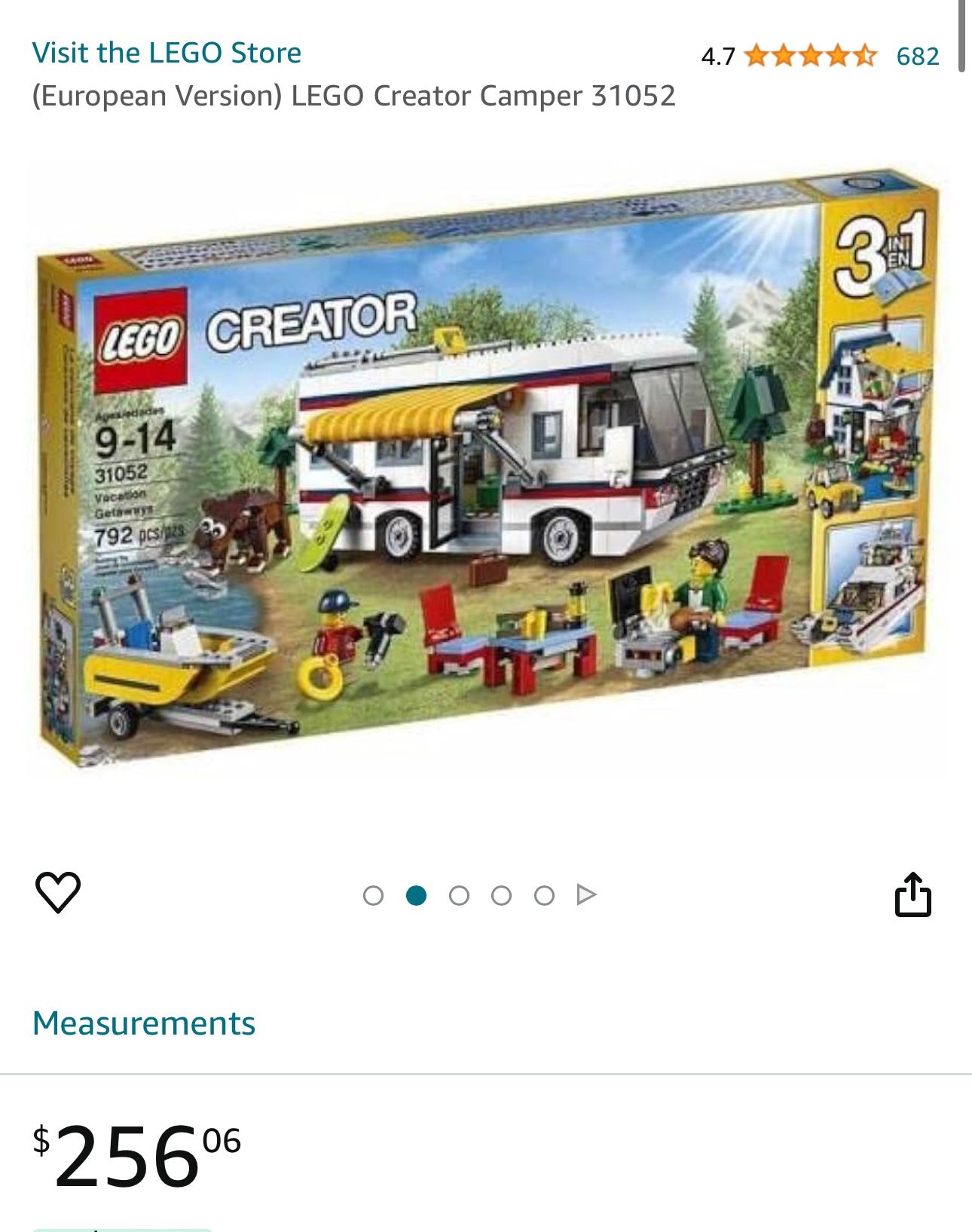 Lego camper 31052 hotsell