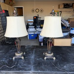Pair of vintage lamps