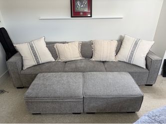 108.7 Modular Sectional Cloud Sofa Set Extra Large