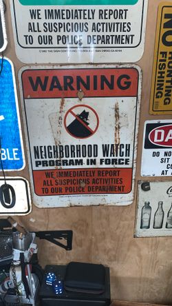 Neighborhood Watch Sign 