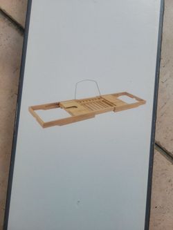 Glacier Bay Expandable Bamboo Bathtub Tray