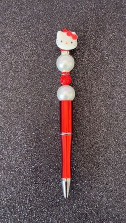 Hello Kitty Beaded Sparkly  Pen