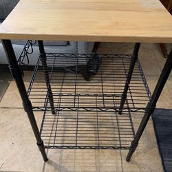 Small Portable Cutting Table For Kitchen 