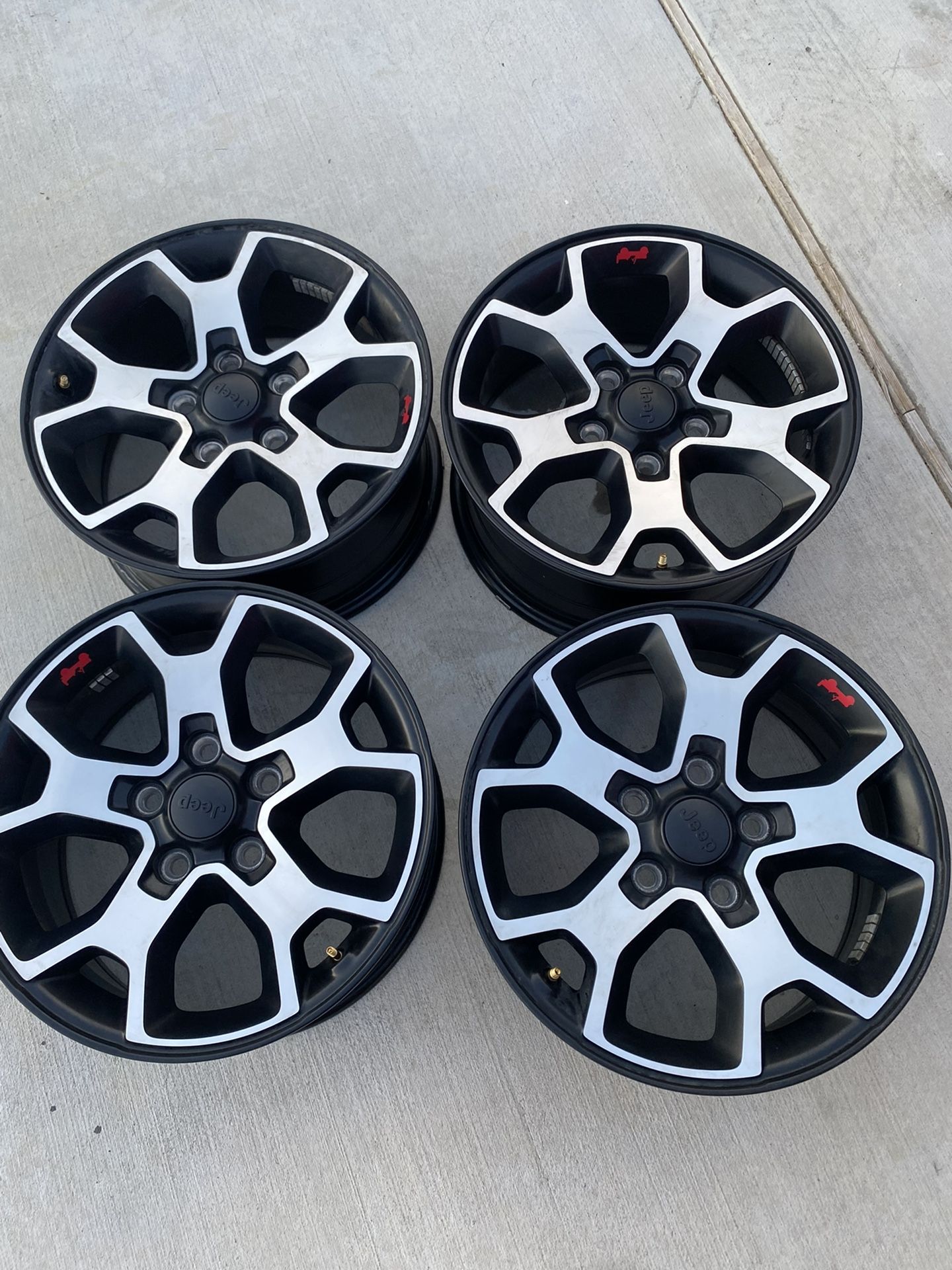 Jeep Rims 2018-2021 Jeep Wrangler JL Rubicon OEM Factory Wheels 17" Rim JK JKU JLU