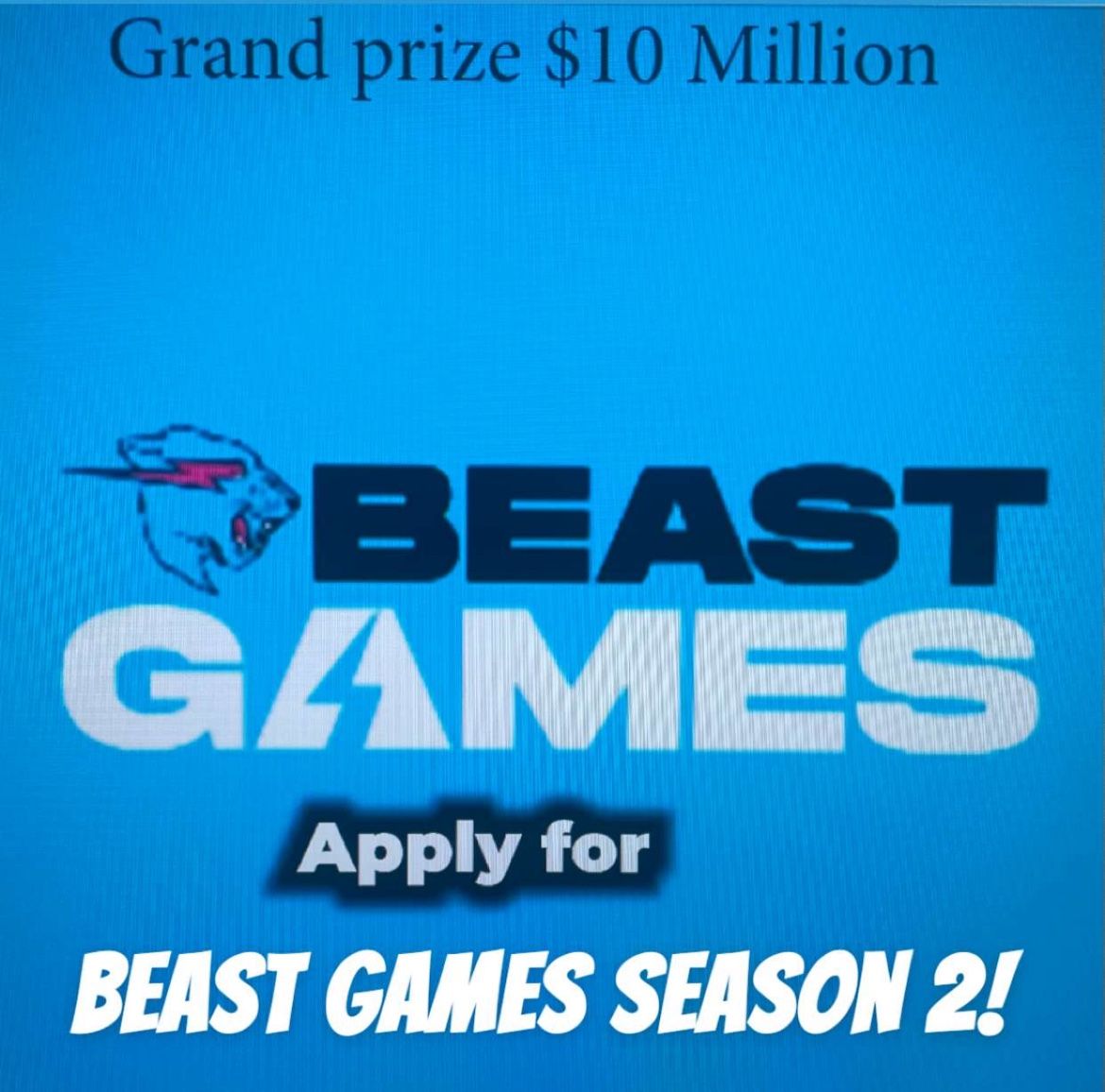Apply To Be A Contestant For Beast Games Season 2!