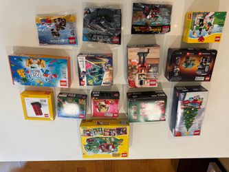 Selling lego lots. All together. All brand new.