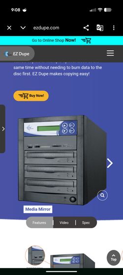 EZ Dupe 3-Target DVD/CD Duplicator - Burn Media