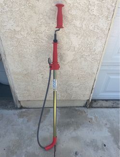 Drain Auger Snake drill with Red Handle