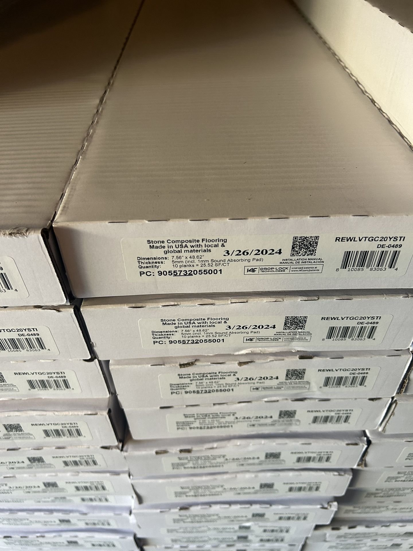LVP Vinyl Flooring 1174 SQ FT AVAILABLE