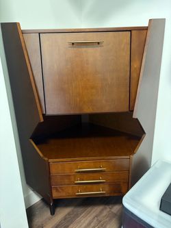 Corner Bar Cabinet made with wood