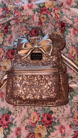 Rose gold Disney park bag