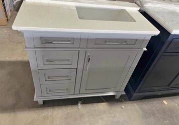 36 in single sink bath vanity