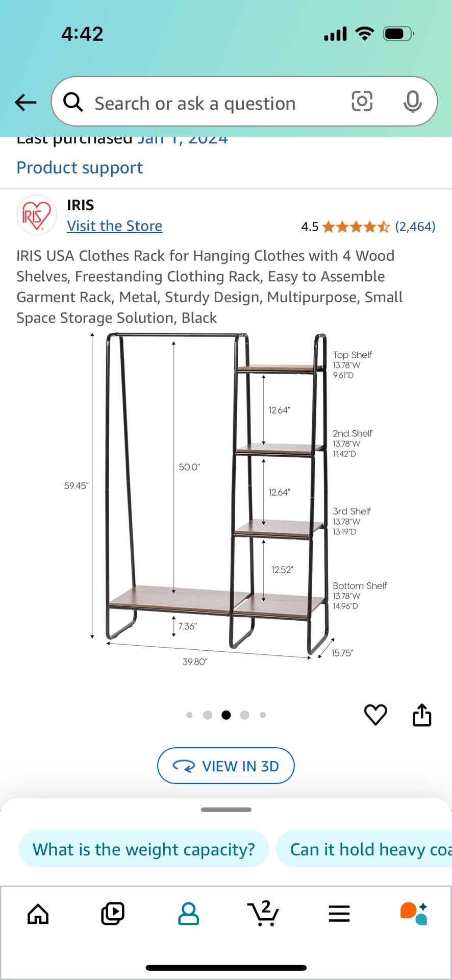 Clothing rack Garment Rack