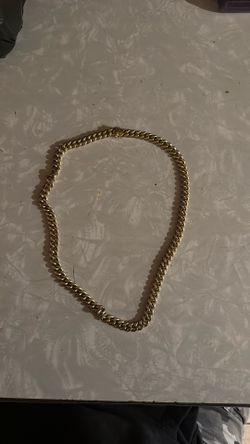 14 Karat Gold Chain Cuban 56 Grams Weight