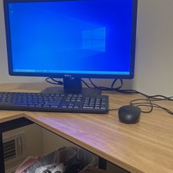 Used PC Setup (monitor, pc, connections)