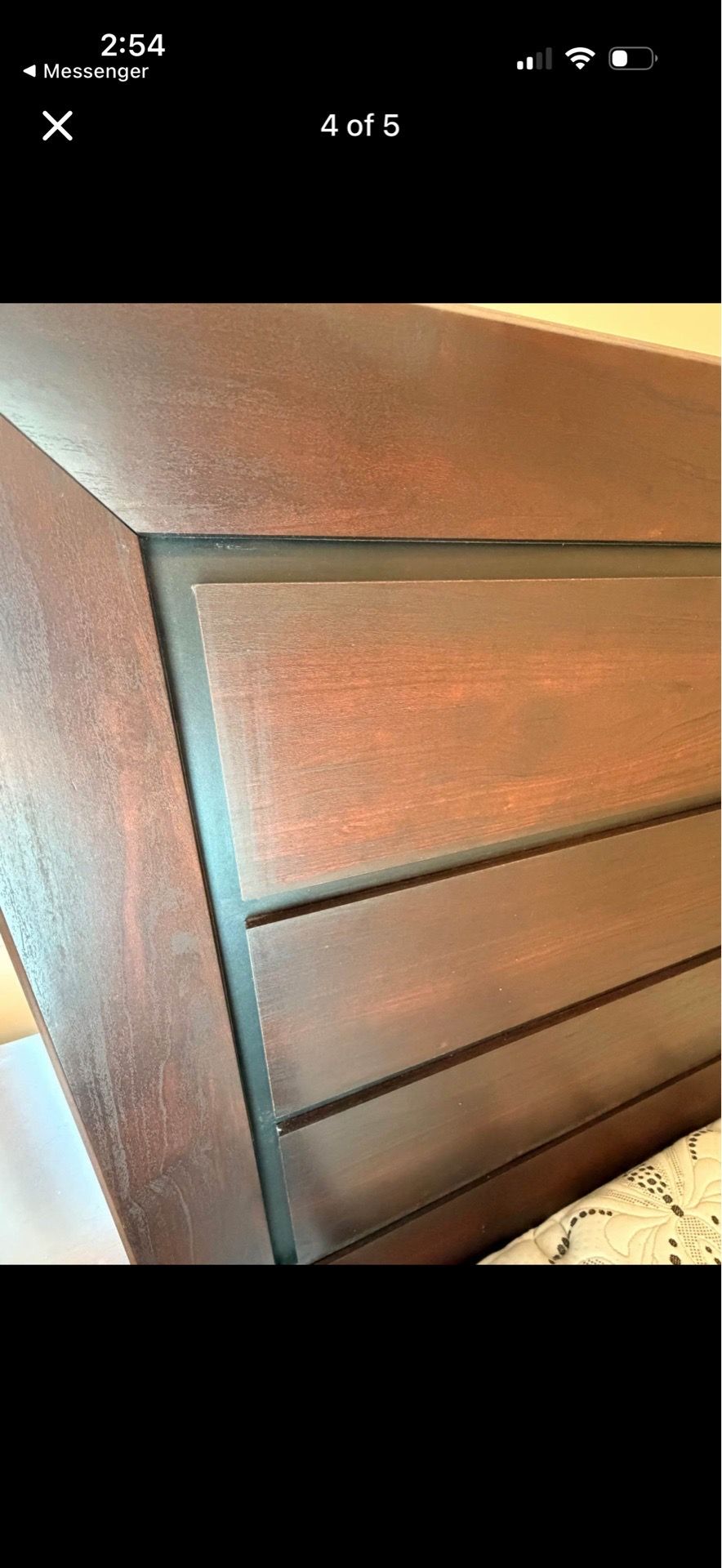 Queen size wooden Bed