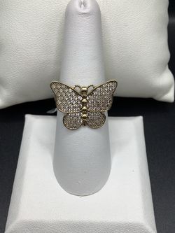 10KT Gold Butterfly Ring