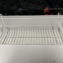 White 2’ Gridwall Panel Shelf