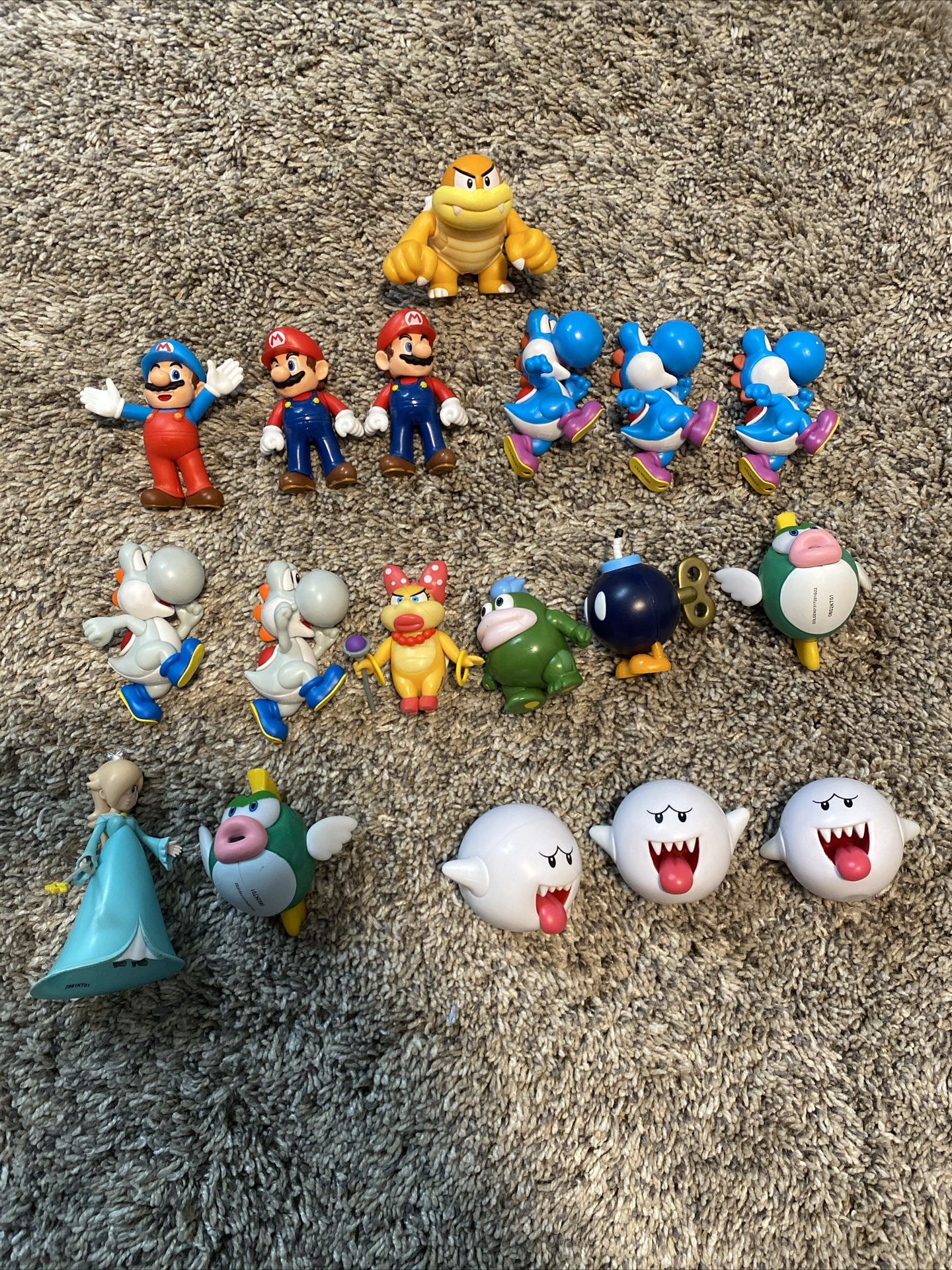 Super Mario World Of Nintendo Figure Lot