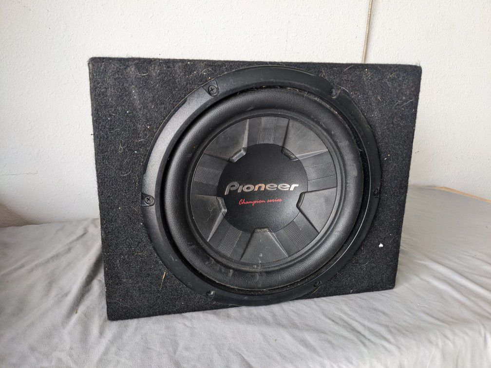 Pioneer Champion Series 10 Inch Subwoofer 