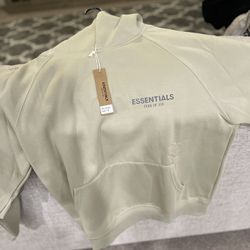 Beige Essentials Fear of God hoodie