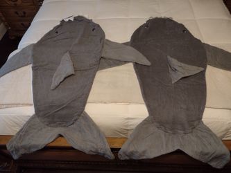 Shark Towel Sack For Kids. New Without Tags. Set Of Two