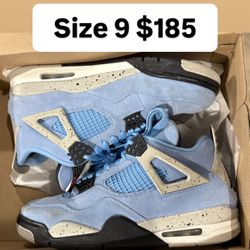 Jordan Retro 4s Unc Size 9 Men 