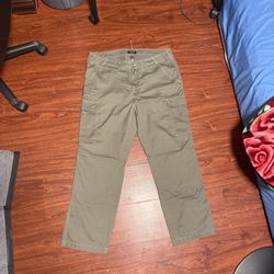 True Religion Olive Green Cargo Pants Size 36