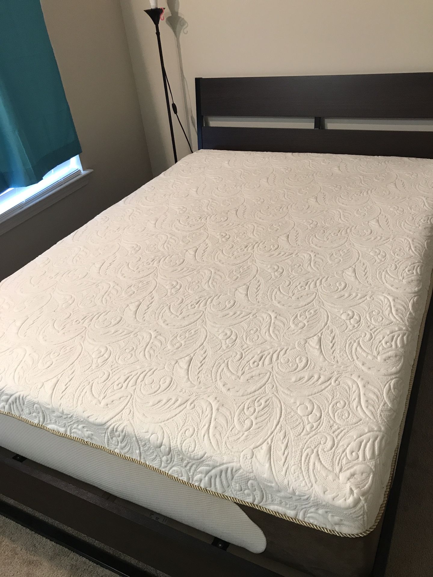 12-inch full-size mattress + bed frame