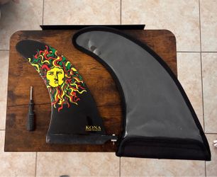 9” Kona classic collection  longboard fin