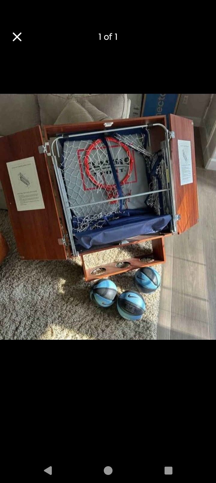 90's Era Wall Mounted Basketball Hoop
