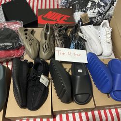 All New Sneakers, Yz Slide And Supreme Box Logo Hoodie