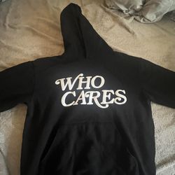 Who cares hoodie