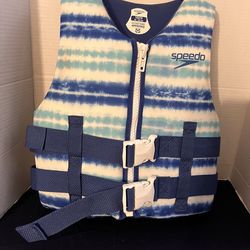 Speedo life jacket youth 50-90 pnds