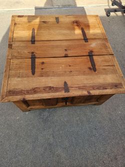 Wooden chest