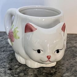 VINTAGE BOHO CHIC CAT TEA CUP 🐾
