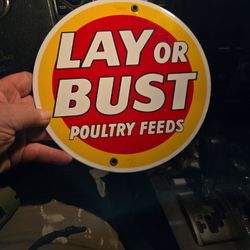 Porcelain Sign 1 Sided 