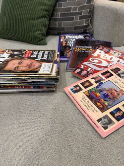 Vintage People Magazine Lot – 24 Magazines + 4 Collector’s Books – Celebrity Issues