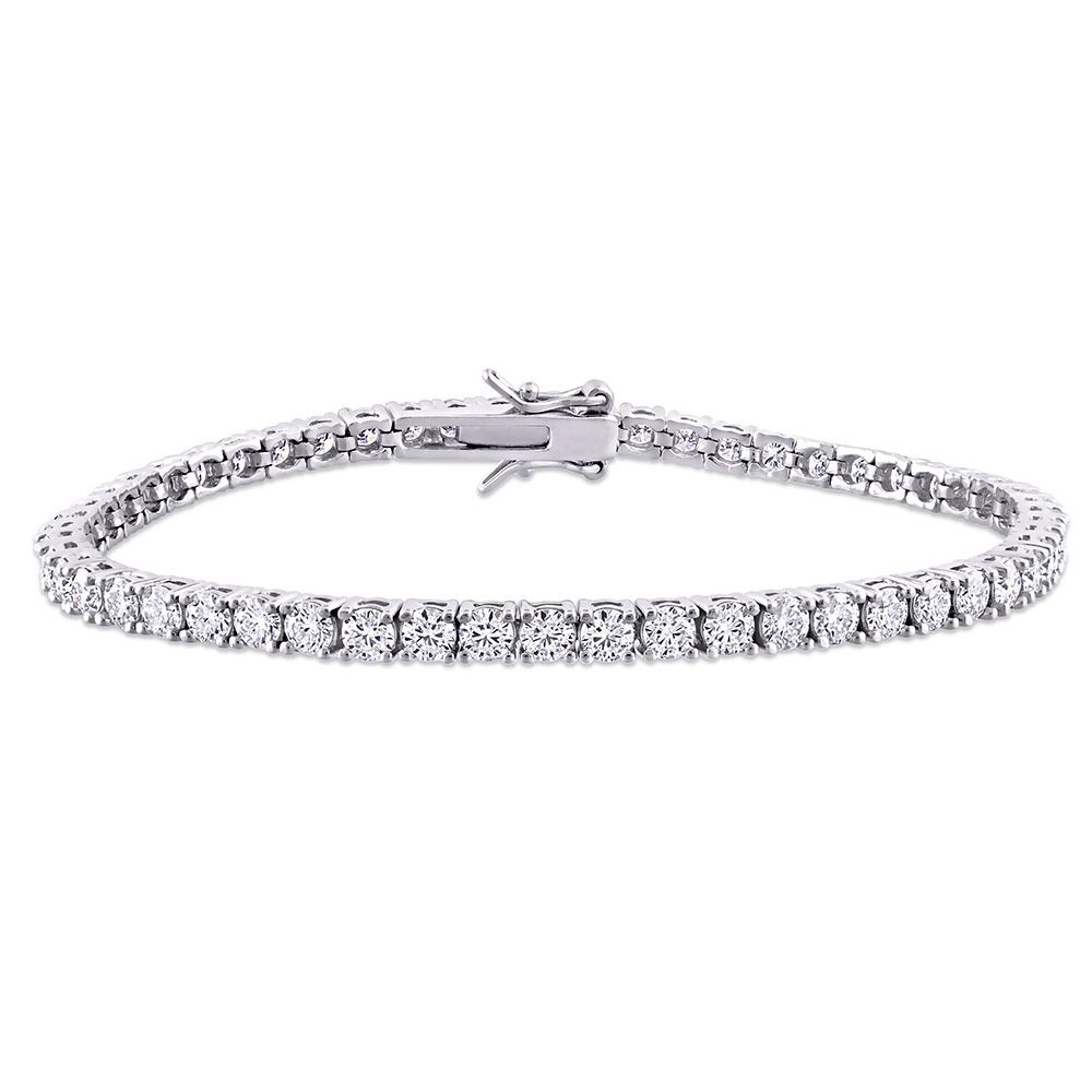 3mm 6.5” 7” VVS MOISSANITE Tennis Bracelet 925 Sterling Silver Pass Diamond Tester