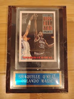 Shaquille O'Neal 1992-93 Topps All-Star Card Plaque