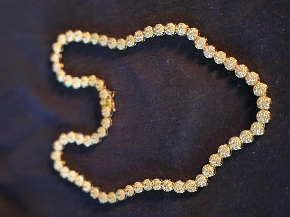 20 Inch Tennis Necklace With Czs
