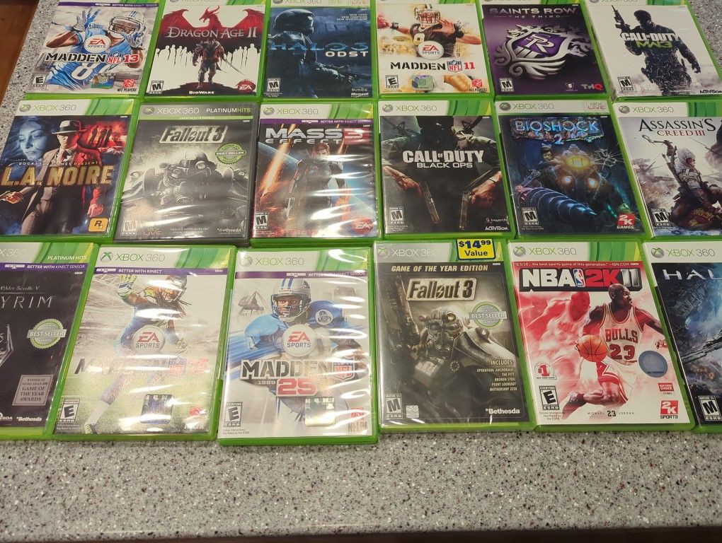 19 Xbox 360 Games